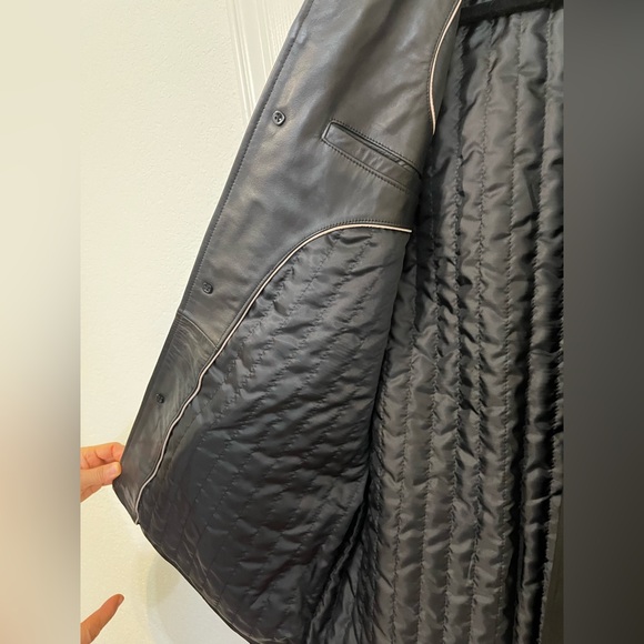 Banana Republic 100% Genuine Leather Jacket Size Men’s M - Picture 10 of 11